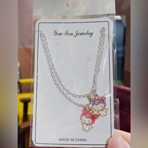 2pcs Kuromi Pendant Necklace- NIP